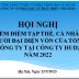 Hội nghị kiểm điểm tập thể, cá nhân Người đại diện vốn của Tổng công ty tại Công ty HUD2 năm 2022