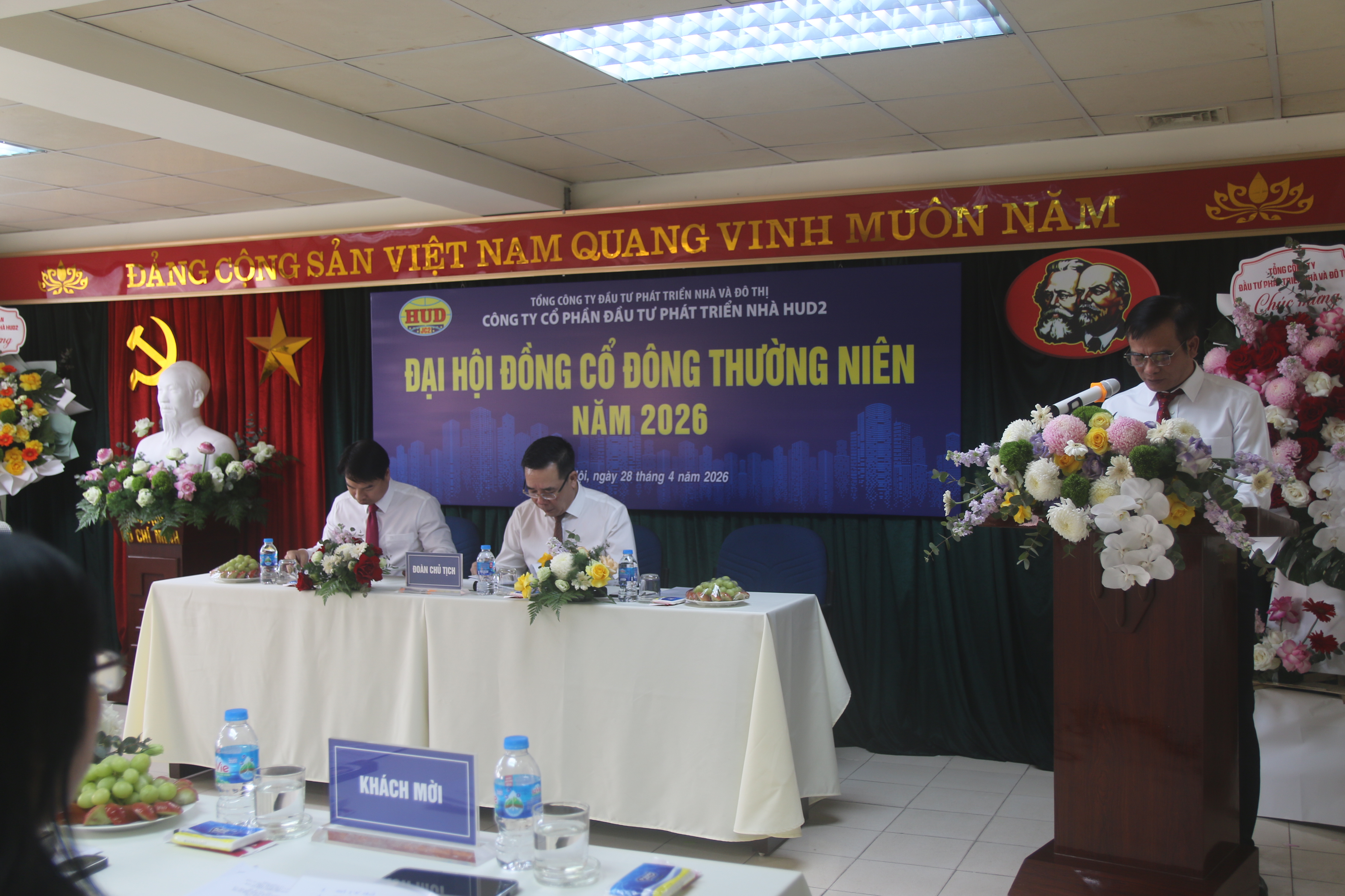 Công ty HUD2 tổ chức Đại hội cổ đông thường niên năm 2026